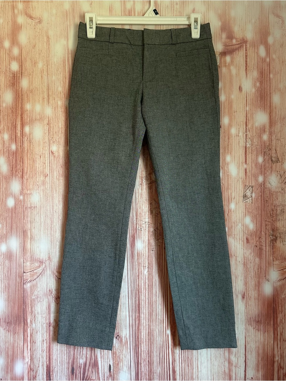 Banana Republic Modern Sloan Gray Mid Rise Skinny Ankle Pants Size 00 Petite